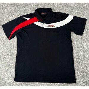 Snap‎ On Racing Polo Shirt Mens Extra Large Black Short Sleeve Embroidered Tools